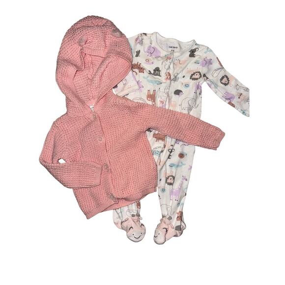 CARTERS BABY 2pc set 6months 9months - Picture 1 of 5